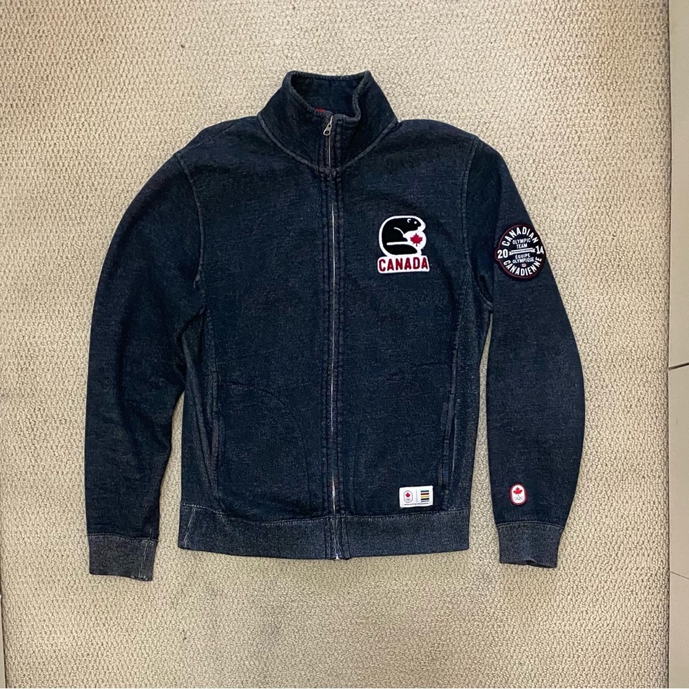 Hudson’s Bay 2014 Sochi Olympic Canada Jacket. Women’s Large. Dark Grey.